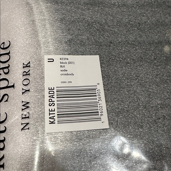 Kate Spade “Sadie” black Saffiano leather crossbody shoulder bag purse - Picture 7 of 7